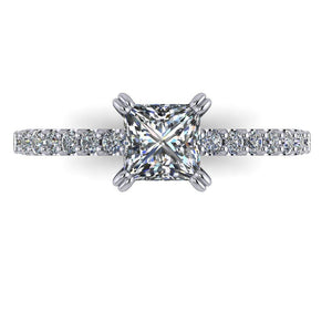 Aurora Solitaire Engagement Ring (setting only)