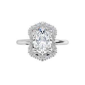 Remington Halo Engagement Ring (setting only)