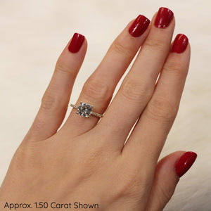 engagement ring with diamond basket diamond prongs soha diamond co 