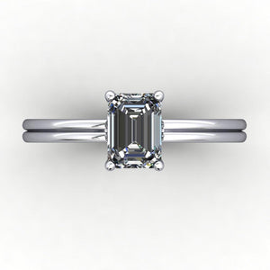 Tia Solitaire Engagement Ring (setting only)