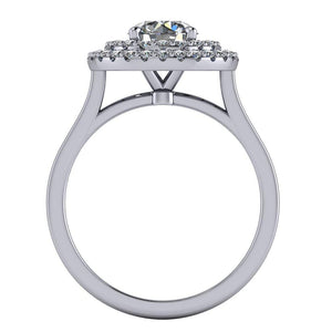 Milan Double Halo Engagement Ring (setting only)
