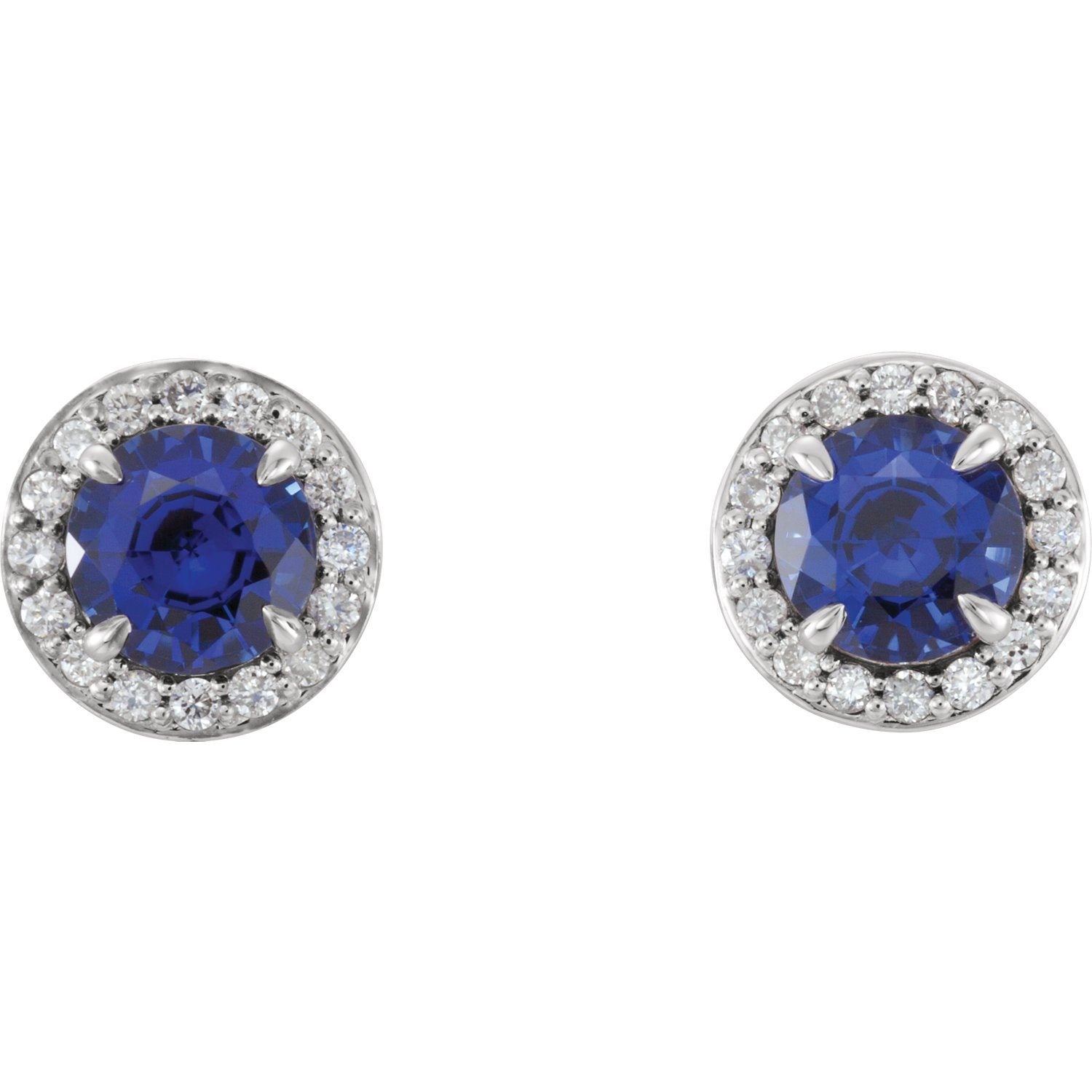 Lab created gemstone earrings deals