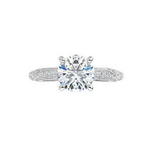 Lourdes Solitaire Vintage Engagement Ring (setting only)