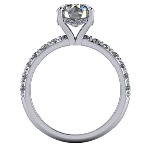 Elodie Solitaire Engagement Ring (setting only)