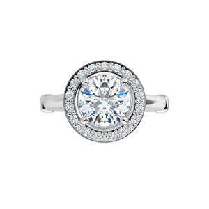 Kyoto Halo Engagement Ring (setting only)
