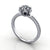 vintage and floral inspired halo engagement ring soha diamond co. 