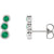 lab-grown gemstone ear climbers