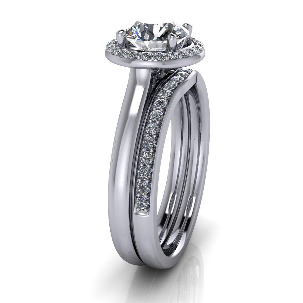Venice Halo Engagement Ring (setting only)