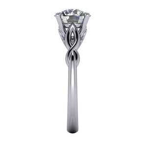 infinity inspired engagement ring soha diamond co.