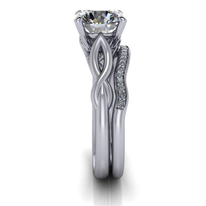 infinity inspired engagement ring soha diamond co.