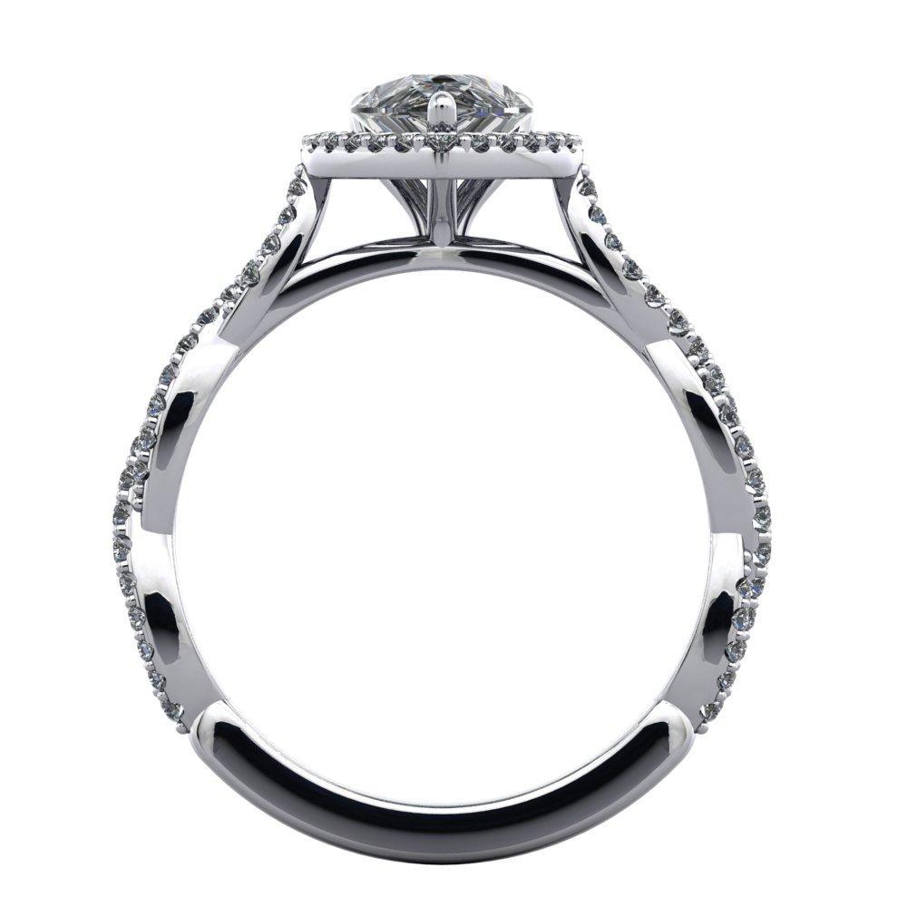 Victoria Halo Engagement Ring (setting only)
