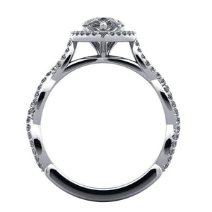Victoria Halo Engagement Ring (setting only)