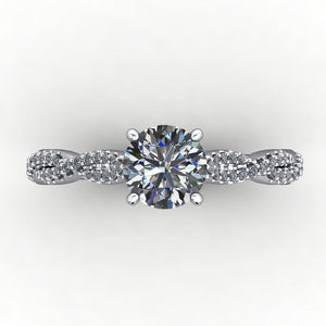 Gia Solitaire Engagement Ring (setting only)
