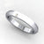 Comfort Fit Knife Edge Wedding Band 3mm
