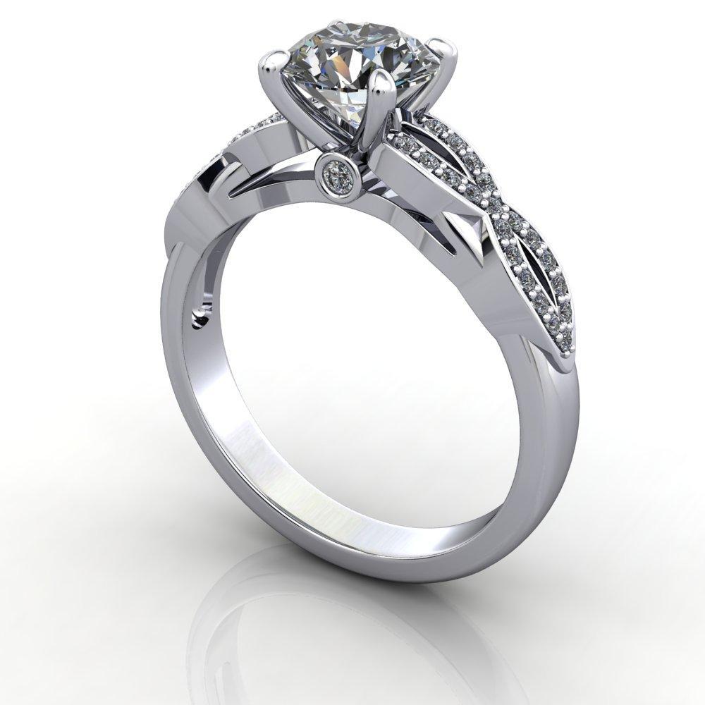 infinity-inspired engagement ring soha diamond co