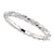 Pave twisted diamond wedding band