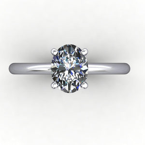 Chloe Solitaire Engagement Ring (setting only)