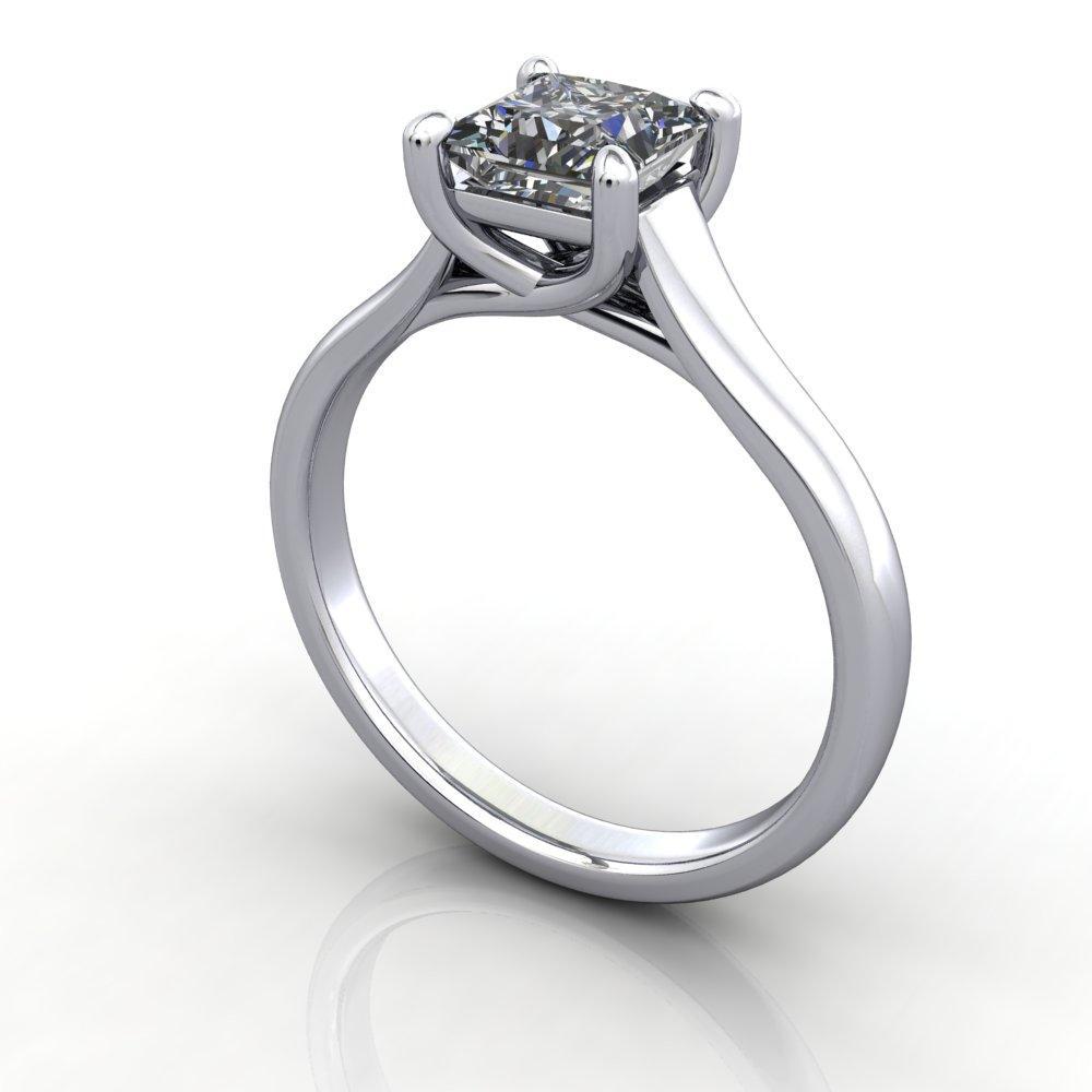 cathedral solitaire white gold