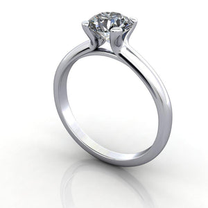 Classic Solitaire lab grown diamond engagement ring 