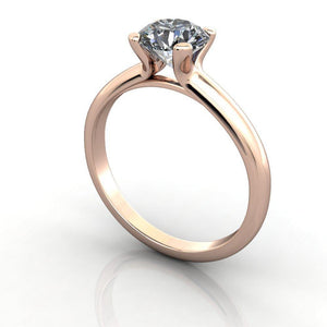 Montreal Solitaire Engagement Ring (setting only)