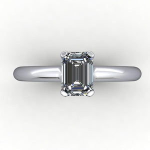 Montreal Solitaire Engagement Ring (setting only)