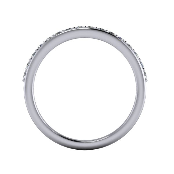 Rounded Edge Diamond Anniversary Band - 1/3 CTW