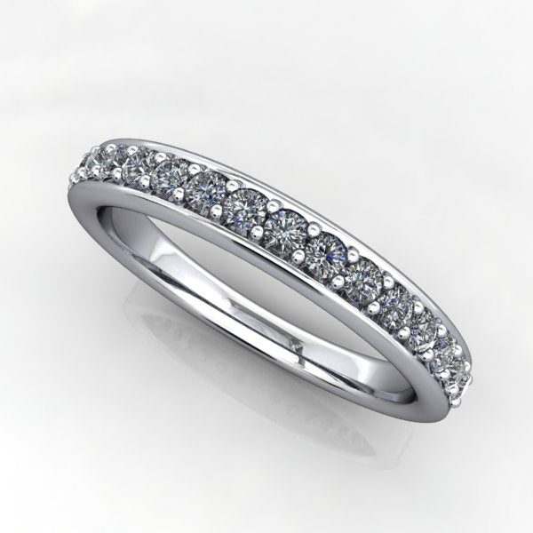 Rounded Edge Diamond Anniversary Band - 1/3 CTW