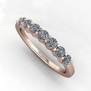 Seven-Stone Diamond Wedding Band (3/8 CTW)