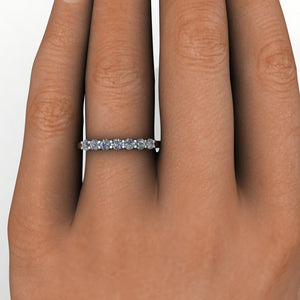 Seven-Stone Diamond Wedding Band (3/8 CTW)