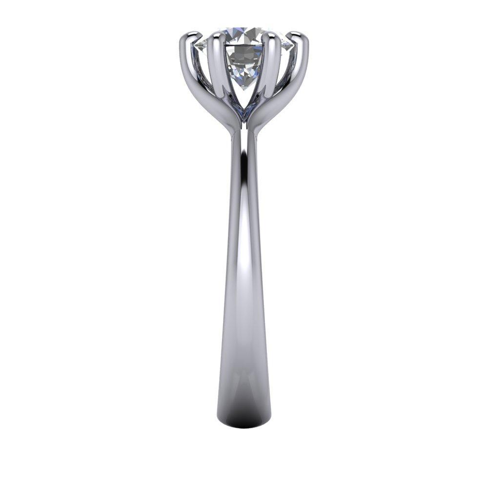 six-prong classic solitaire engagement ring