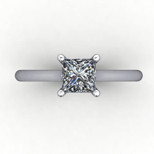 Verona Solitaire Engagement Ring (setting only)