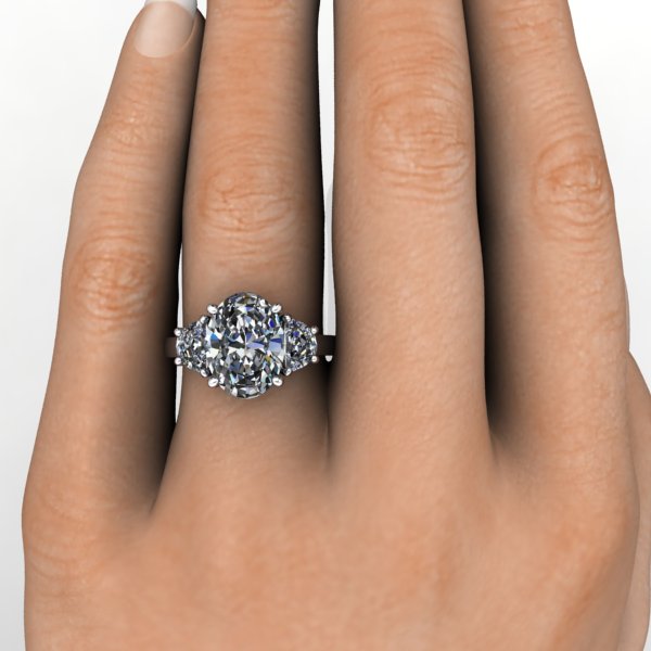 Moon Diamond Engagement Ring | Dearest – weardearest