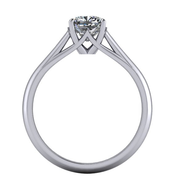 Trellis Solitaire Engagement Ring (setting only)