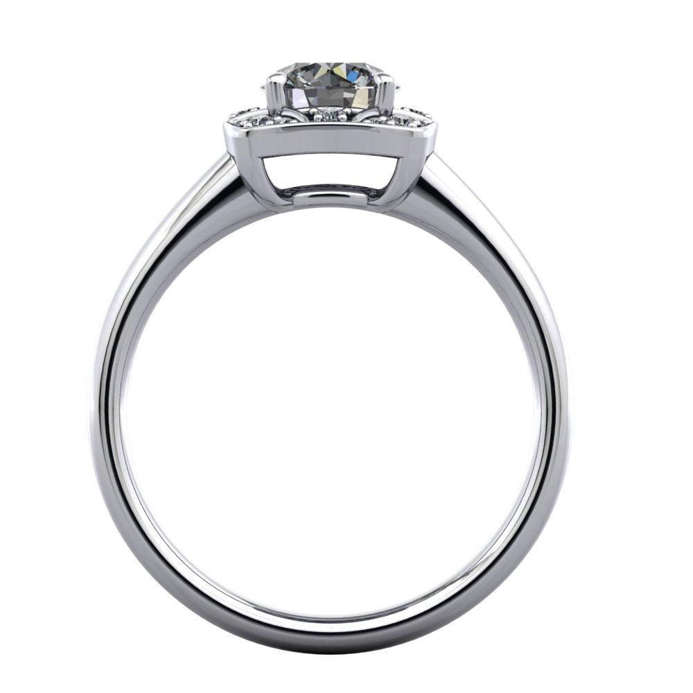 vintage inspired engagement ring soha diamond co.