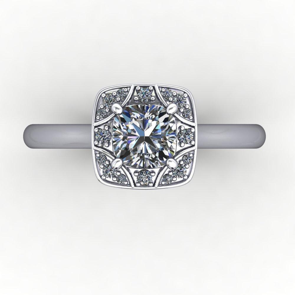 vintage inspired engagement ring soha diamond co.