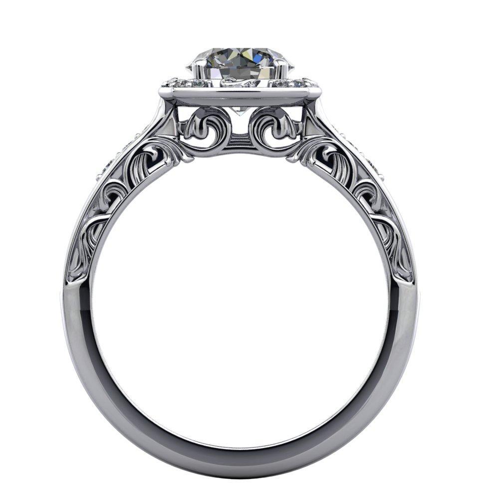 Beautiful Infinity Diamond Engagement Ring Setting 140-908 – Sink Jewelers