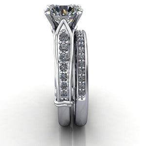 vintage inspired engagement ring soha diamond co.