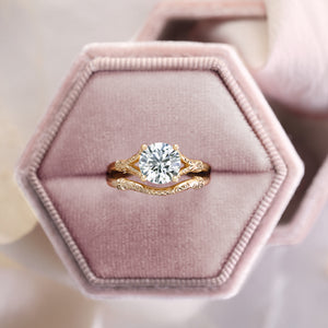 Hazel Split-Shank Solitaire Engagement Ring (setting only)